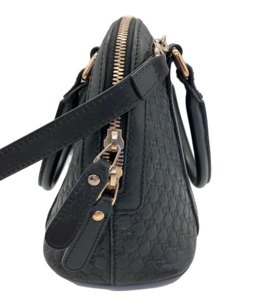 GUCCI（グッチ）GUCCI (グッチ) 2WAYバッグ マイクログッチシマ ブラックの古着・服飾アイテム