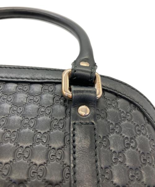 GUCCI（グッチ）GUCCI (グッチ) 2WAYバッグ マイクログッチシマ ブラックの古着・服飾アイテム