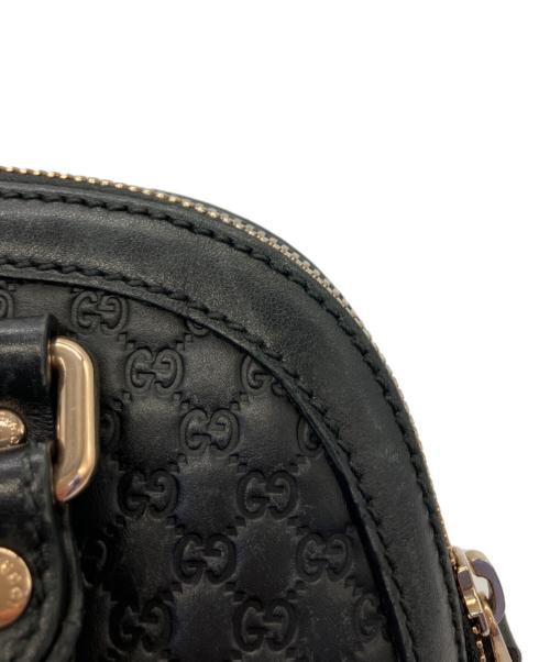 GUCCI（グッチ）GUCCI (グッチ) 2WAYバッグ マイクログッチシマ ブラックの古着・服飾アイテム
