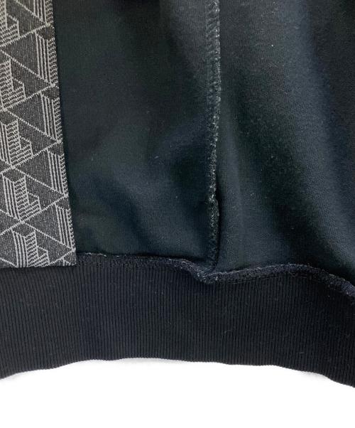 LACOSTE（ラコステ）LACOSTE (ラコステ) トラックジャケット モノグラムジャカードトラックジャケット ブラック サイズ:3の古着・服飾アイテム