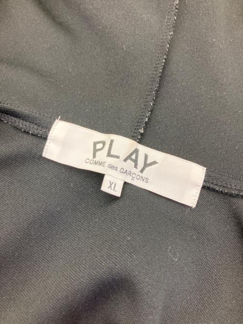 PLAY COMME des GARCONS（プレイコムデギャルソン）PLAY COMME des GARCONS (プレイコムデギャルソン) ジップパーカー 	Zip-Up Hoodie With Red Emblem Black ブラック サイズ:XLの古着・服飾アイテム