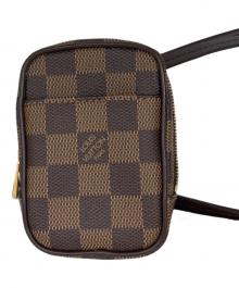 LOUIS VUITTON（ルイ ヴィトン）の古着「ショルダーポーチ　ダミエ　エテュイ・オカピPM」｜ブラウン