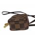 LOUIS VUITTON (ルイ ヴィトン) ショルダーポーチ　ダミエ　エテュイ・オカピPM ブラウン：60000円