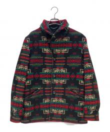 SCHOTT BROS.（ショットブロス）の古着「コート」｜ブラック×レッド