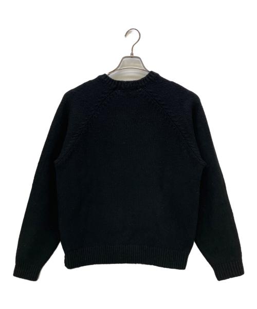 SUPREME（シュプリーム）SUPREME (シュプリーム) ニット 24AW Flocked Logo Sweater ブラック サイズ:Sの古着・服飾アイテム