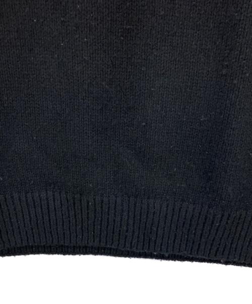 SUPREME（シュプリーム）SUPREME (シュプリーム) ニット 24AW Flocked Logo Sweater ブラック サイズ:Sの古着・服飾アイテム