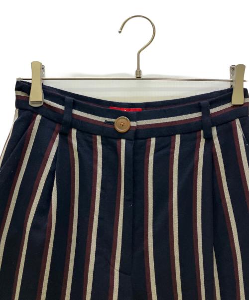 Vivienne Westwood（ヴィヴィアンウエストウッド）Vivienne Westwood (ヴィヴィアンウエストウッド) スラックス ネイビー×レッド サイズ:02の古着・服飾アイテム
