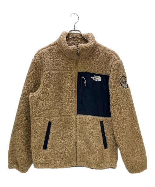 THE NORTH FACE（ザ ノース フェイス）THE NORTH FACE (ザ ノース フェイス) ボアジャケット PLAY GREEN FLEECE JACKET ベージュ サイズ:XLの古着・服飾アイテム