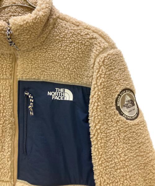THE NORTH FACE（ザ ノース フェイス）THE NORTH FACE (ザ ノース フェイス) ボアジャケット PLAY GREEN FLEECE JACKET ベージュ サイズ:XLの古着・服飾アイテム