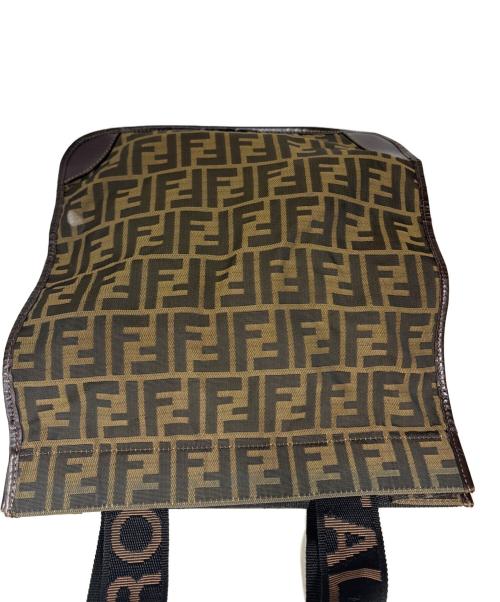 FENDI（フェンディ）FENDI (フェンディ) 折りたたみ式トートバッグ　ズッカ ベージュの古着・服飾アイテム