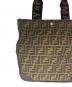 中古・古着 FENDI (フェンディ) 折りたたみ式トートバッグ　ズッカ ベージュ：15000円
