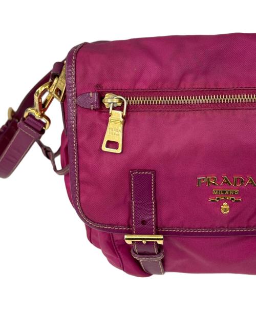 PRADA（プラダ）PRADA (プラダ) ショルダーバッグ ショッキングピンクの古着・服飾アイテム