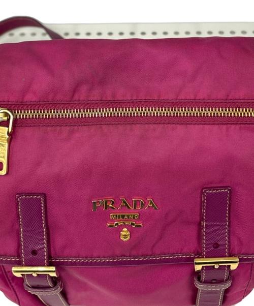 PRADA（プラダ）PRADA (プラダ) ショルダーバッグ ショッキングピンクの古着・服飾アイテム