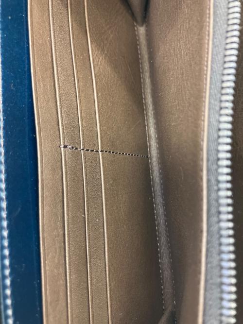 YUHAKU（ユハク）YUHAKU (ユハク) 長財布 ブルーの古着・服飾アイテム