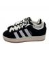adidas (アディダス) ローカットスニーカー ブラック×ホワイト サイズ:27cm：11000円