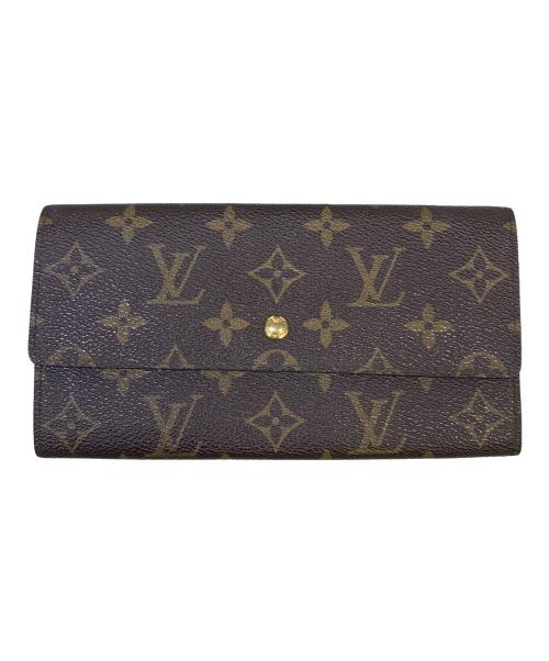LOUIS VUITTON（ルイ ヴィトン）LOUIS VUITTON (ルイ ヴィトン) 長財布　ポシェット・ポルトモネ クレディの古着・服飾アイテム
