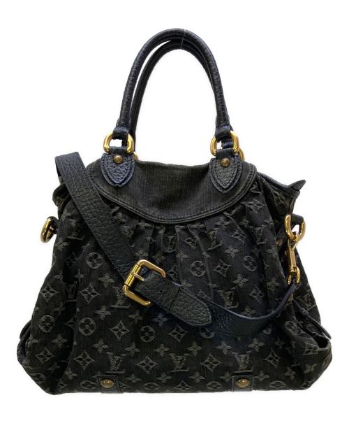 LOUIS VUITTON（ルイ ヴィトン）LOUIS VUITTON (ルイ ヴィトン) 2WAYショルダーバッグ ネオ カヴィMM モノグラム デニム ブラックの古着・服飾アイテム