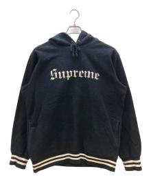 SUPREME（シュプリーム）の古着「reverse fleece hooded sweatshirts」｜ブラック
