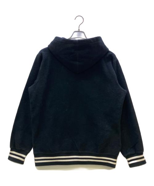 SUPREME（シュプリーム）Supreme (シュプリーム) reverse fleece hooded sweatshirts ブラック サイズ:Lの古着・服飾アイテム