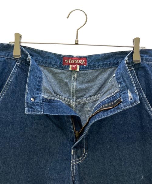 stussy（ステューシー）stussy (ステューシー) カーゴショーツ 	OLD STUSSY ブルー サイズ:W32の古着・服飾アイテム
