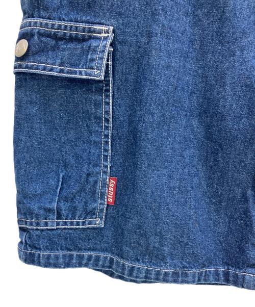 stussy（ステューシー）stussy (ステューシー) カーゴショーツ 	OLD STUSSY ブルー サイズ:W32の古着・服飾アイテム