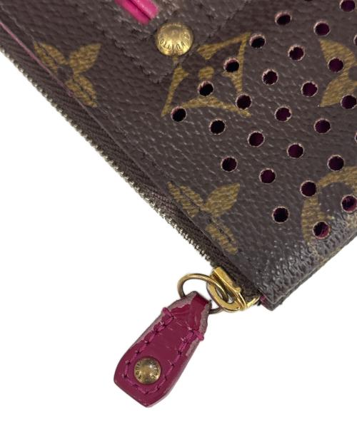 LOUIS VUITTON（ルイ ヴィトン）LOUIS VUITTON (ルイ ヴィトン) ポーチ　モノグラム・ペルフォ　ポシェットプラット ブラウンの古着・服飾アイテム