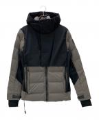 CANADA GOOSEカナダグース）の古着「ダウンジャケット HYBRIDGE CW ELEMENT JACKET」｜ブラック×グレー