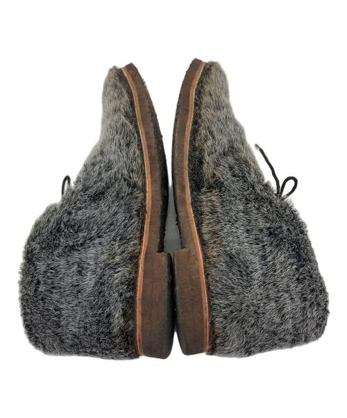 COMME des GARCONS HOMME PLUS（コムデギャルソンオムプリュス）COMME des GARCONS HOMME PLUS (コムデギャルソンオムプリュス) フェイクファーデザートブーツ グレー サイズ:27cmの古着・服飾アイテム