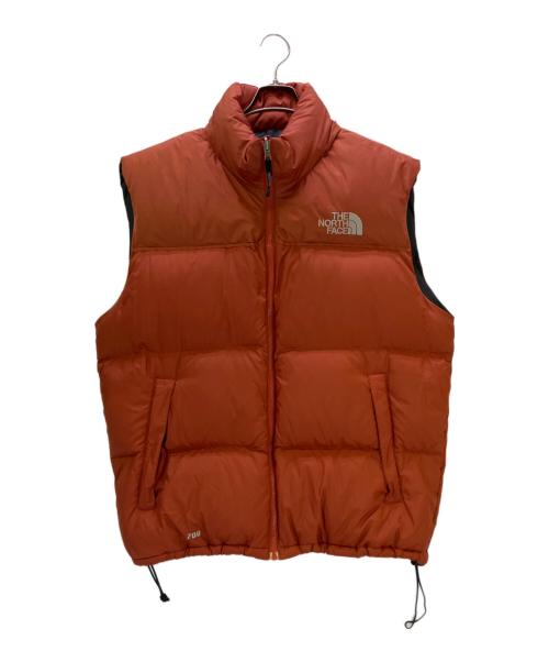 THE NORTH FACE（ザ ノース フェイス）THE NORTH FACE (ザ ノース フェイス) ヌプシダウンベスト オレンジ サイズ:XLの古着・服飾アイテム