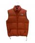 THE NORTH FACE（ザ ノース フェイス）の古着「ヌプシダウンベスト」｜オレンジ