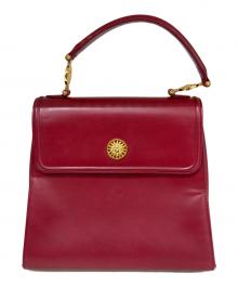 GIANNI VERSACE（ジャンニ・ヴェルサーチ）の古着「ハンドバッグ」｜レッド×ゴールド