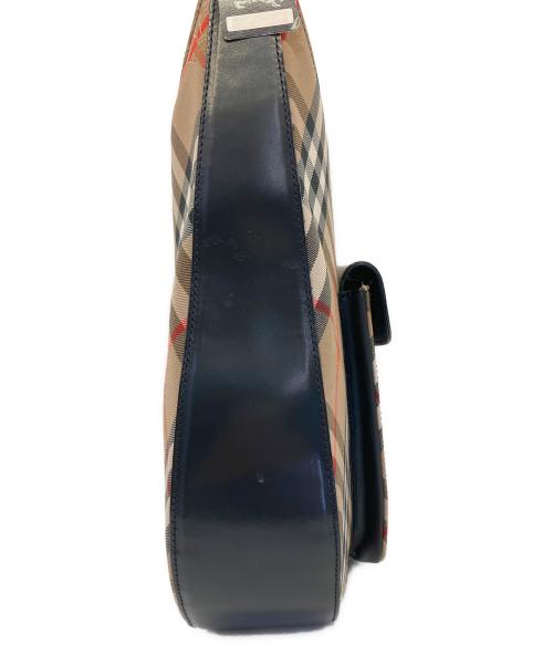 Burberry's（バーバリーズ）Burberry's (バーバリーズ) セミショルダーバッグ 	シャドーホース ベージュ×ブラック 未使用品の古着・服飾アイテム