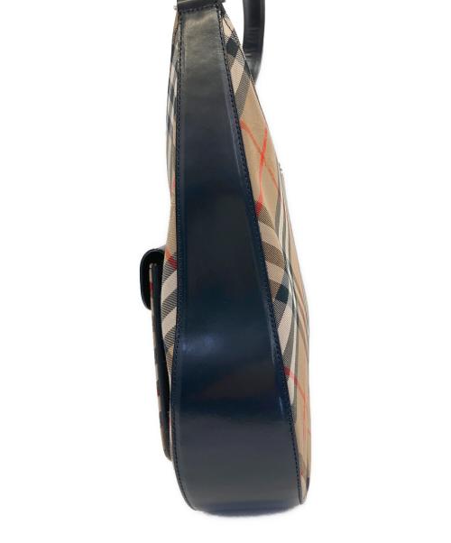 Burberry's（バーバリーズ）Burberry's (バーバリーズ) セミショルダーバッグ 	シャドーホース ベージュ×ブラック 未使用品の古着・服飾アイテム