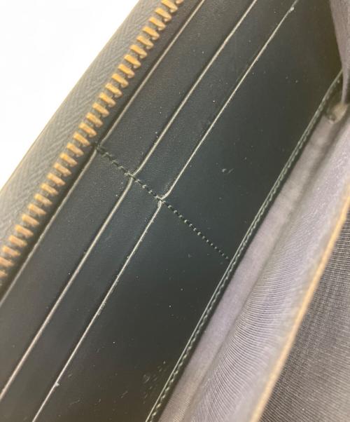GUCCI（グッチ）GUCCI (グッチ) ラウンドファスナー財布 ネイビーの古着・服飾アイテム
