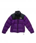 THE NORTH FACEザ ノース フェイス）の古着「ダウンジャケット 1996 RETRO NUPTSE JACKET」｜パープル×ブラック