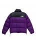 THE NORTH FACE (ザ ノース フェイス) ダウンジャケット 1996 RETRO NUPTSE JACKET パープル×ブラック サイズ:S：15000円