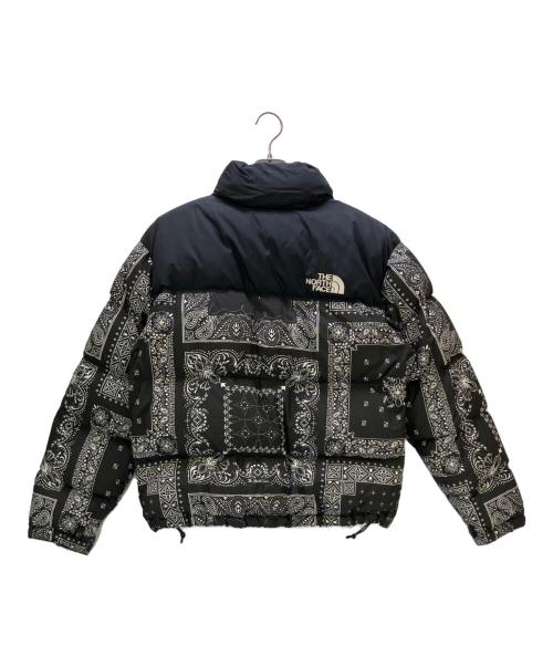 THE NORTH FACE（ザ ノース フェイス）THE NORTH FACE (ザ ノース フェイス) ダウンジャケット PRINTED 1996 RETRO NUPTSE JACKET ブラック サイズ:Lの古着・服飾アイテム