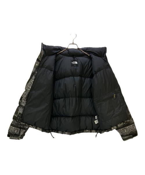 THE NORTH FACE（ザ ノース フェイス）THE NORTH FACE (ザ ノース フェイス) ダウンジャケット PRINTED 1996 RETRO NUPTSE JACKET ブラック サイズ:Lの古着・服飾アイテム