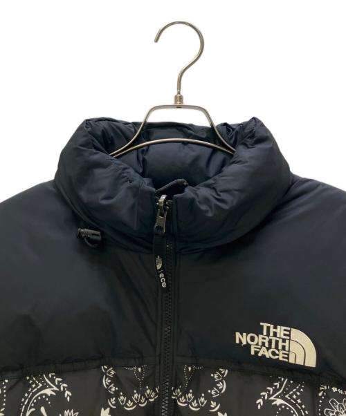 THE NORTH FACE（ザ ノース フェイス）THE NORTH FACE (ザ ノース フェイス) ダウンジャケット PRINTED 1996 RETRO NUPTSE JACKET ブラック サイズ:Lの古着・服飾アイテム