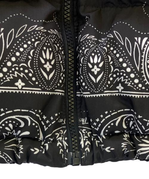 THE NORTH FACE（ザ ノース フェイス）THE NORTH FACE (ザ ノース フェイス) ダウンジャケット PRINTED 1996 RETRO NUPTSE JACKET ブラック サイズ:Lの古着・服飾アイテム