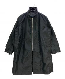 sacai（サカイ）の古着「ナイロンコート Nylon Twill Coat - D/KHAKI 531」｜ブラック