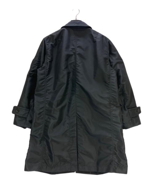 sacai（サカイ）sacai (サカイ) ナイロンコート Nylon Twill Coat - D/KHAKI 531 ブラック サイズ:3の古着・服飾アイテム