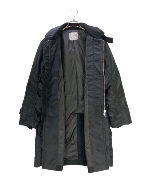 sacai（サカイ）sacai (サカイ) ナイロンコート Nylon Twill Coat - D/KHAKI 531 ブラック サイズ:3の古着・服飾アイテム