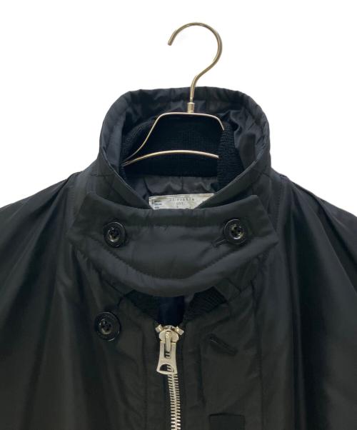 sacai（サカイ）sacai (サカイ) ナイロンコート Nylon Twill Coat - D/KHAKI 531 ブラック サイズ:3の古着・服飾アイテム