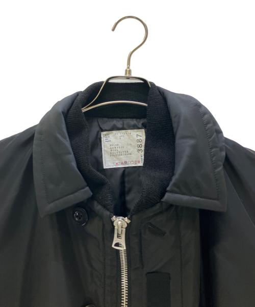 sacai（サカイ）sacai (サカイ) ナイロンコート Nylon Twill Coat - D/KHAKI 531 ブラック サイズ:3の古着・服飾アイテム