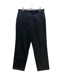 Dickies×BEDWIN &THE HEARTBREAKERS（ディッキーズ×ベドウィンアンドザ ハートブレイカーズ）の古着「10L DICKIES T/C PANTS "THUNDERS"」｜ブラック