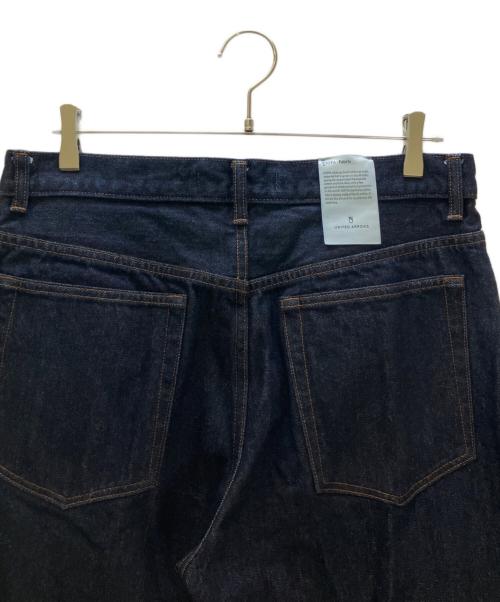 UNITED ARROWS（ユナイテッドアローズ）UNITED ARROWS (ユナイテッドアローズ) デニムパンツ SUVIN DENIM BAGGIE PANTS インディゴ サイズ:Lの古着・服飾アイテム