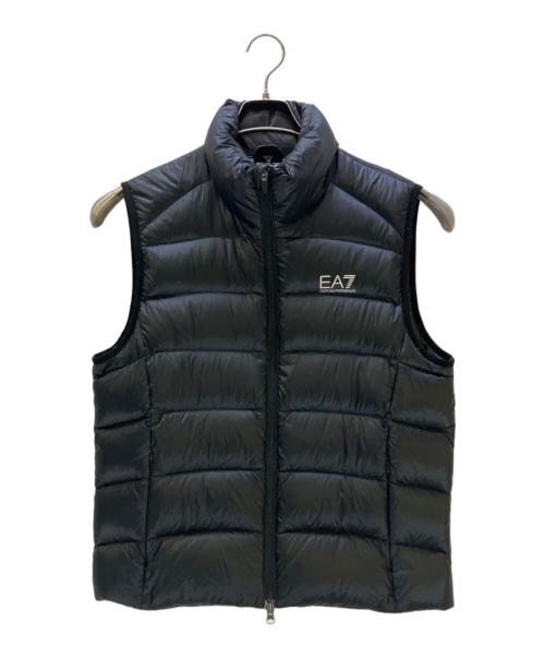 EMPORIO ARMANI（エンポリオ アルマーニ）EMPORIO ARMANI (エンポリオ アルマーニ) ダウンベスト ブラック サイズ:Sの古着・服飾アイテム