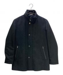 BOSS（ボス）の古着「ショートコート スタンドカラー」｜グレー