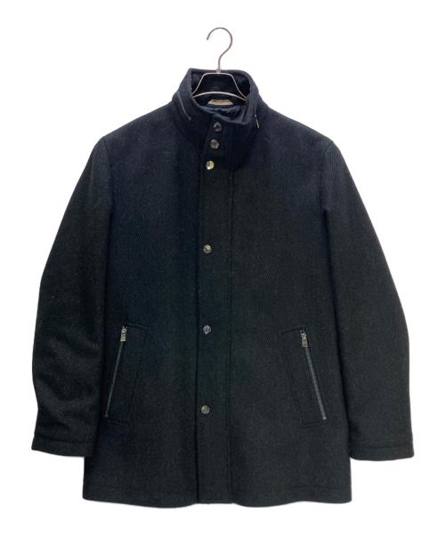 BOSS（ボス）BOSS (ボス) ショートコート スタンドカラー グレー サイズ:52の古着・服飾アイテム